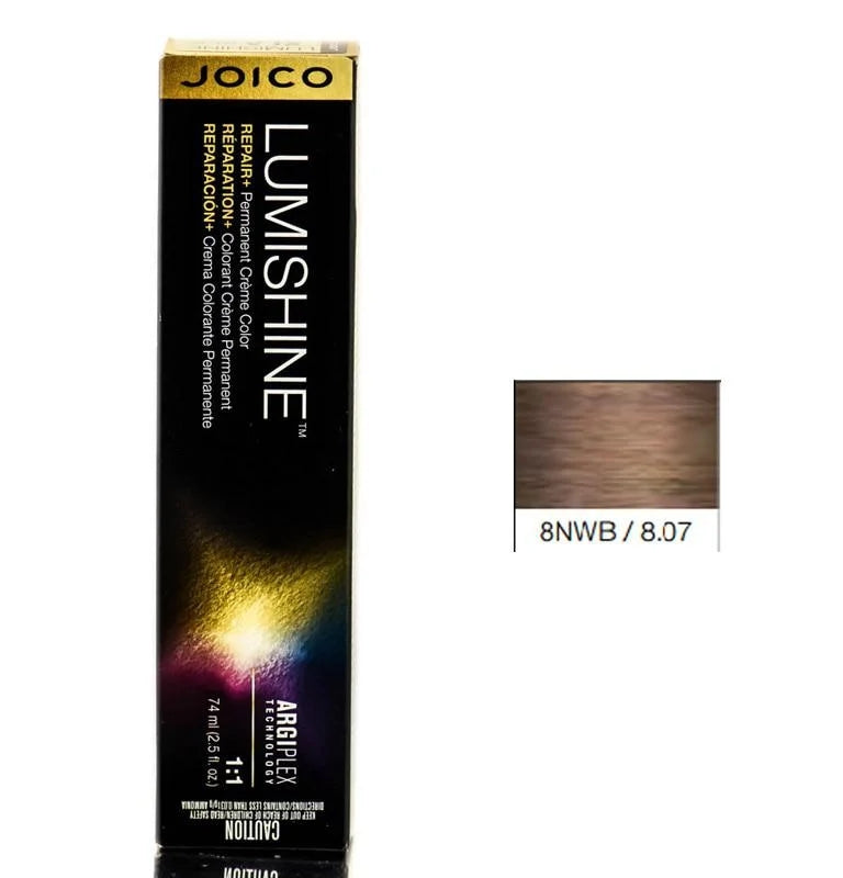 Joico LumiShine Permanent Creme Hair Color, 2.5 oz - 8NWB Natural Warm Beige Blonde