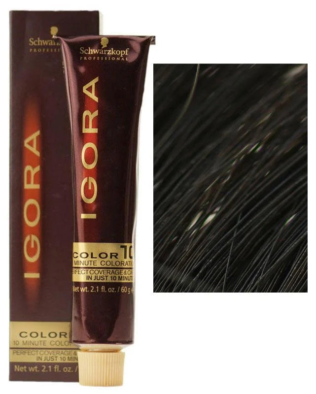 Schwarzkopf Professional Igora Color10 Permanent Hair Color, 2 oz - 5-12 Light Brown Cendre Ash