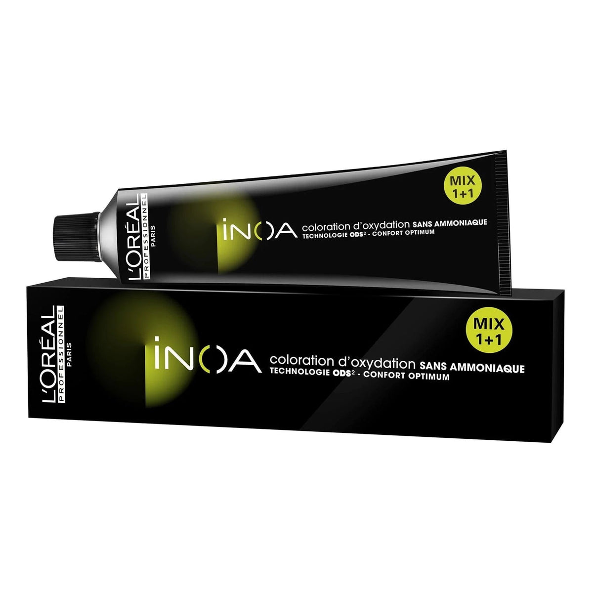 L'Oréal Professionnel INOA Ammonia-Free Permanent Hair Color, 2.1 oz - 1 (1N) Black
