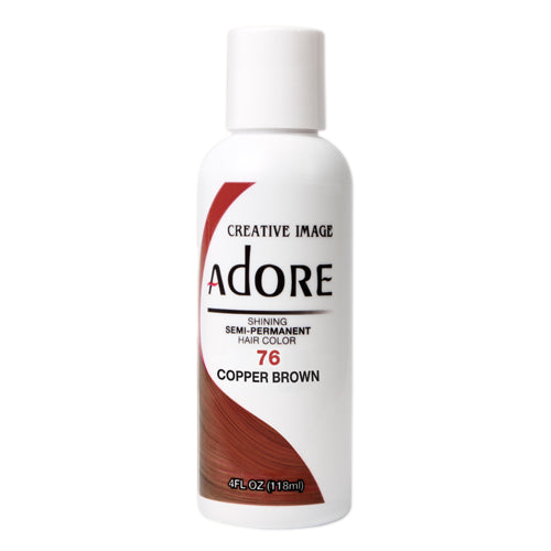 Adore Semi-Permanent Hair Color, 4 fl oz - 76 Copper Brown