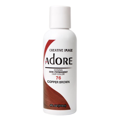 Adore Semi-Permanent Hair Color, 4 fl oz - 76 Copper Brown