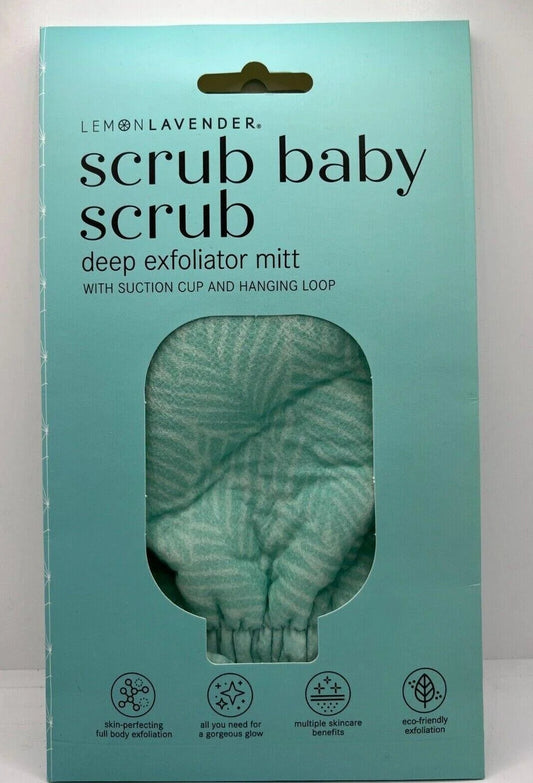 Lemon Lavender Deep Exfoliator Mitt with Suction Cup