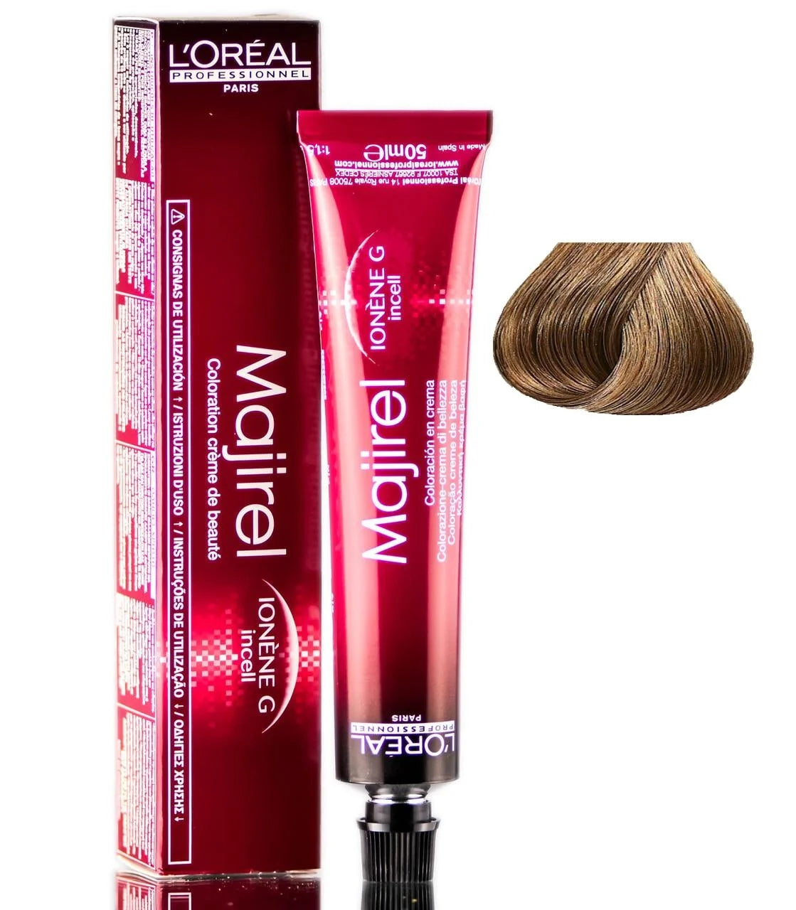 L'Oréal Professionnel Majirel Permanent Hair Color, 1.7 oz - 8.07