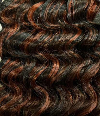 Deja Vu Human Blend Deep Wave Weaving Hair