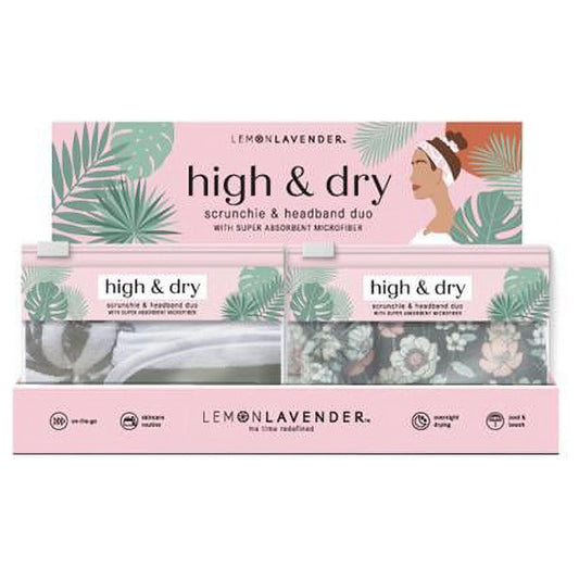 Microfiber Scrunchie & Headband Duo, Assorted Patterns