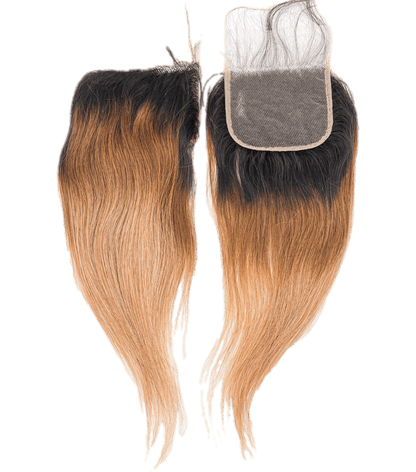 Rio Straight 4x4 Lace Closure, Gold, 12 in