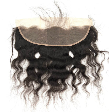 Rio Malaysian 13x4 Ear to Ear Lace Frontal, Natural Black, 14 in