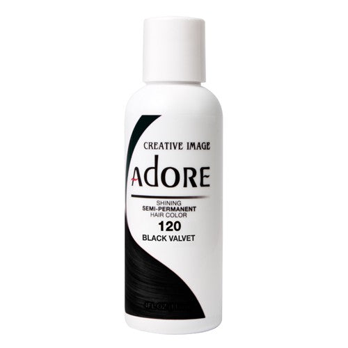 Adore Semi-Permanent Hair Color, 4 fl oz - 120 Black Velvet