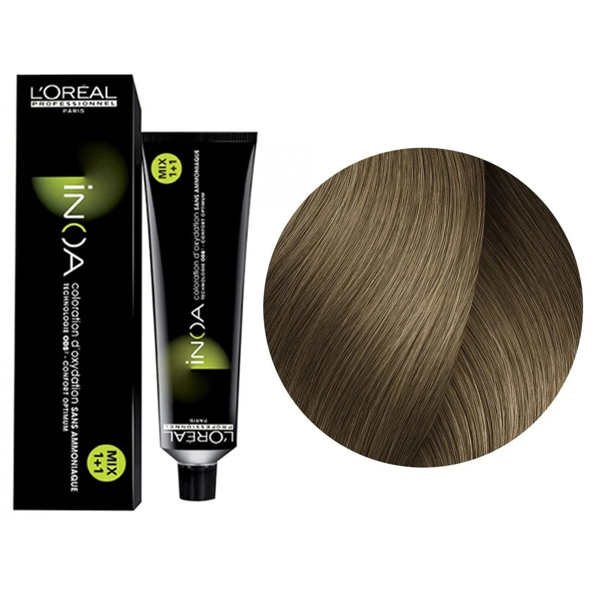 L'Oréal Professionnel INOA Ammonia-Free Permanent Hair Color, 2.1 oz - 4.8 (4M) Mocha Brown