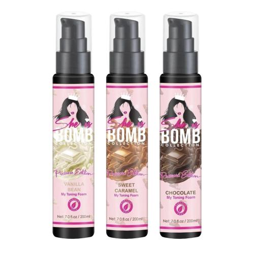 She Is Bomb Tinting Toning Foam, 7 oz - Chocolate