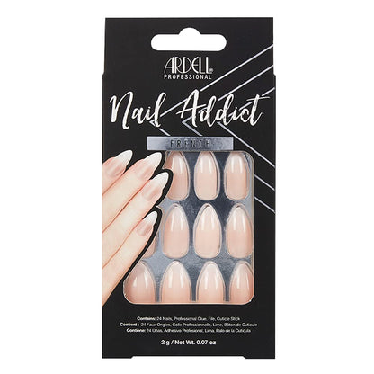 Ardell Nail Addict Premium Artificial Nail Set, French Ombre Fade