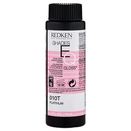 Redken Shades EQ Gloss Demi-Permanent Hair Color, 2 oz - 010T Platinum