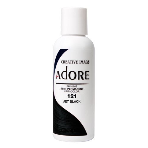 Adore Semi-Permanent Hair Color, 4 fl oz - 121 Jet Black (2)