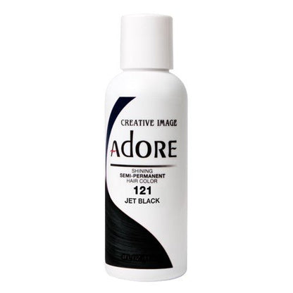 Adore Semi-Permanent Hair Color, 4 fl oz - 121 Jet Black (2)