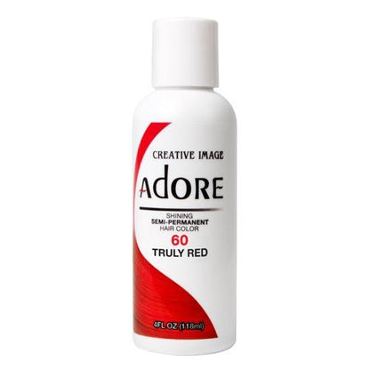 Adore Semi-Permanent Hair Color, 4 fl oz - 60 Truly Red (2)