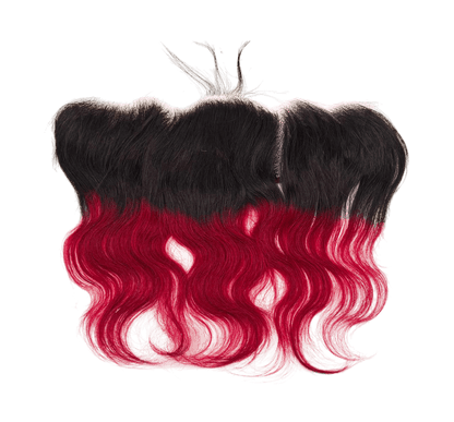 Rio Body Wave Frontal Ear to Ear 13x4 Wine, 12 in