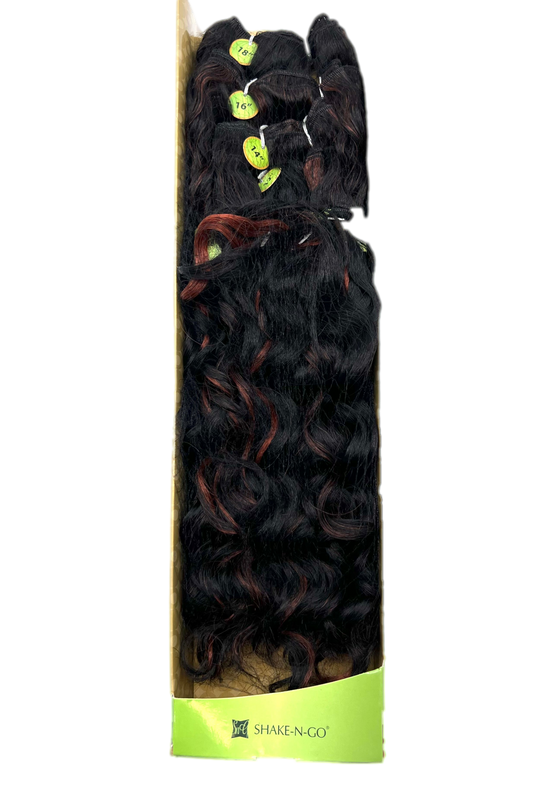 FreeTress Equal Appeal Curl Synthetic Weave, 4 Pcs with Closure, P1B/350