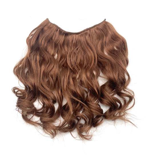 Body Wave Human Hair Halo Extension 14 in, Shade 8