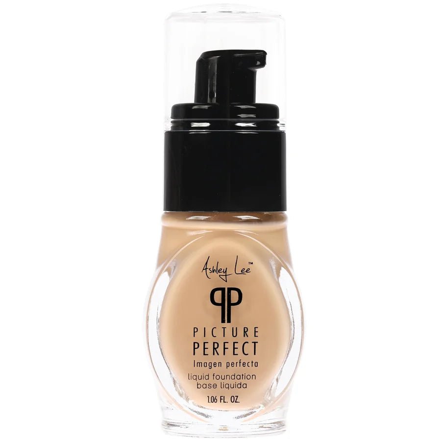 Ashley Lee Picture Perfect Liquid Foundation, Nude Beige, 1.06 oz