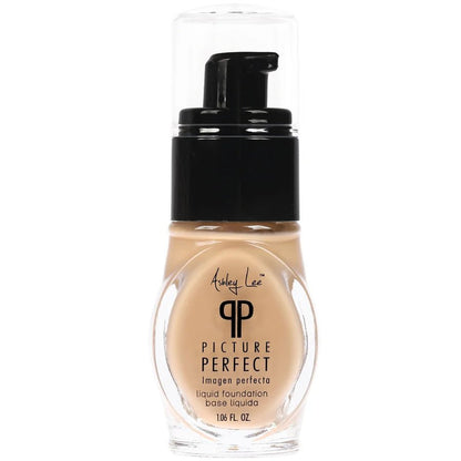 Ashley Lee Picture Perfect Liquid Foundation, Nude Beige, 1.06 oz