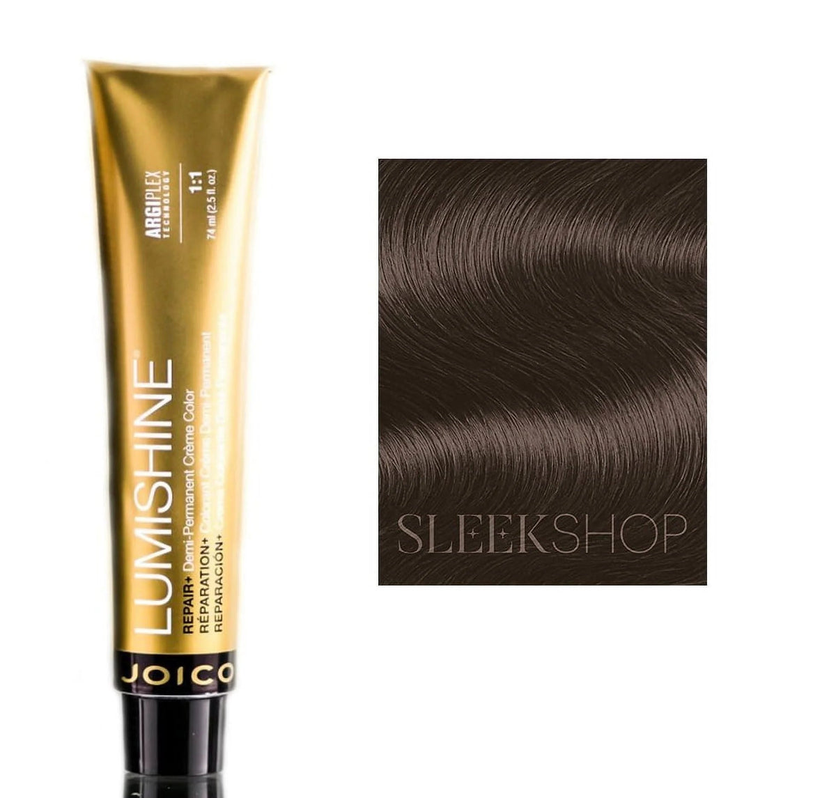 Joico LumiShine Demi-Permanent Creme Hair Color, 2.5 oz - 6N Natural Dark Blonde