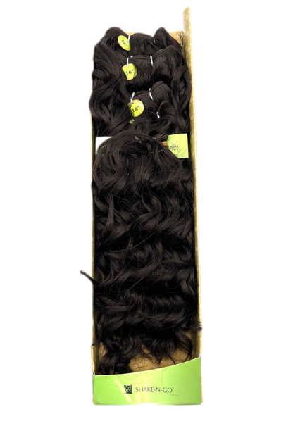 FreeTress Equal Appeal Curl Synthetic Weave, 4 Pcs with Closure, 4