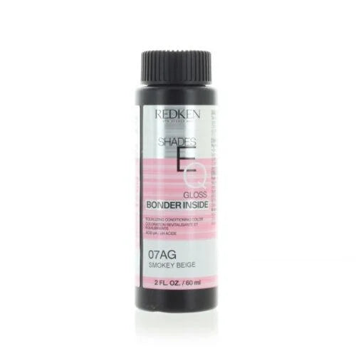 Redken Shades EQ Bonder Inside Gloss Demi-Permanent Hair Color, 2 oz - 07AG Smokey Beige