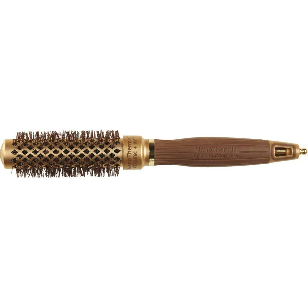 Olivia Garden NanoThermic Ceramic + Ion Round Thermal Brush - 18 mm