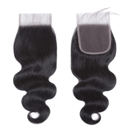 Rio Body Wavy Closure 4x4 Natural Black, 18 in