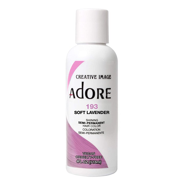 Adore Semi-Permanent Hair Color, 4 fl oz - 193 Soft Lavender
