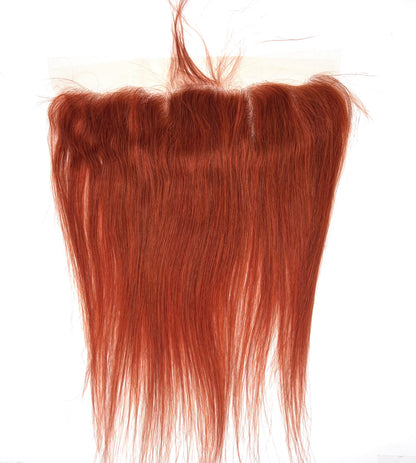 Rio Straight 13x4 Ear to Ear Lace Frontal, Ginger