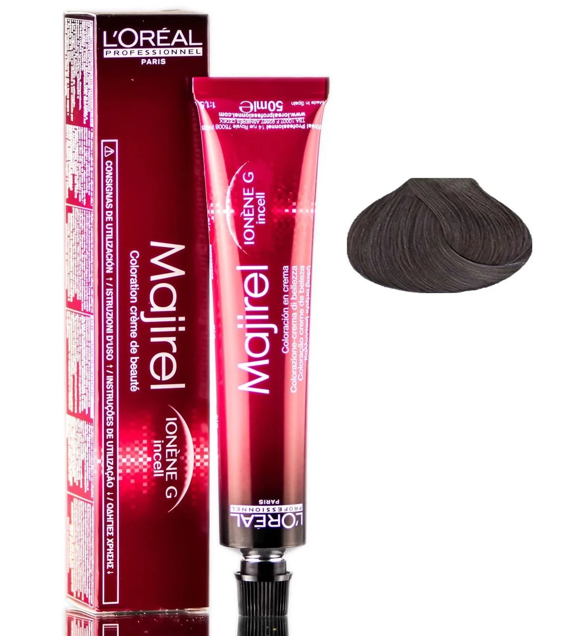 L'Oréal Professionnel Majirel Cool Cover Permanent Hair Color, 1.7 oz - 6.11