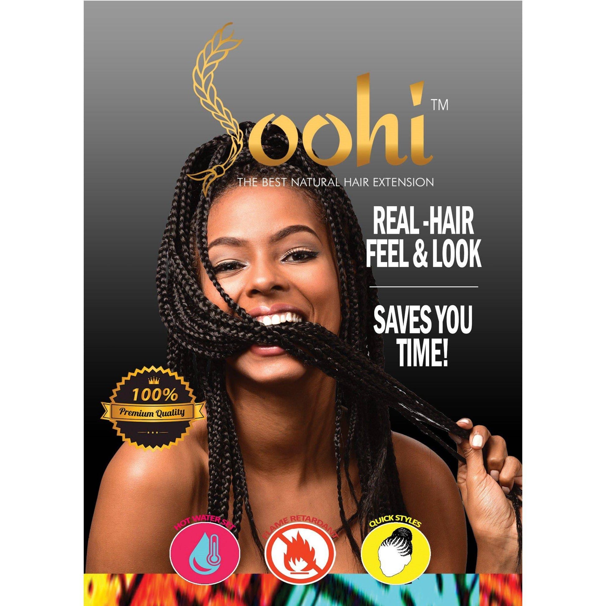 Soohi Natural Hair Braid shade chart