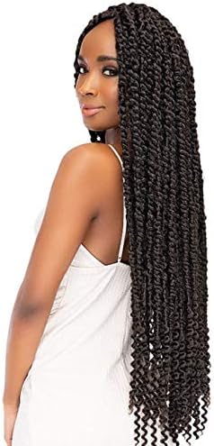 Janet Collection Nala Tress Passion Twist Braid, 24 in, Color OET1B/27