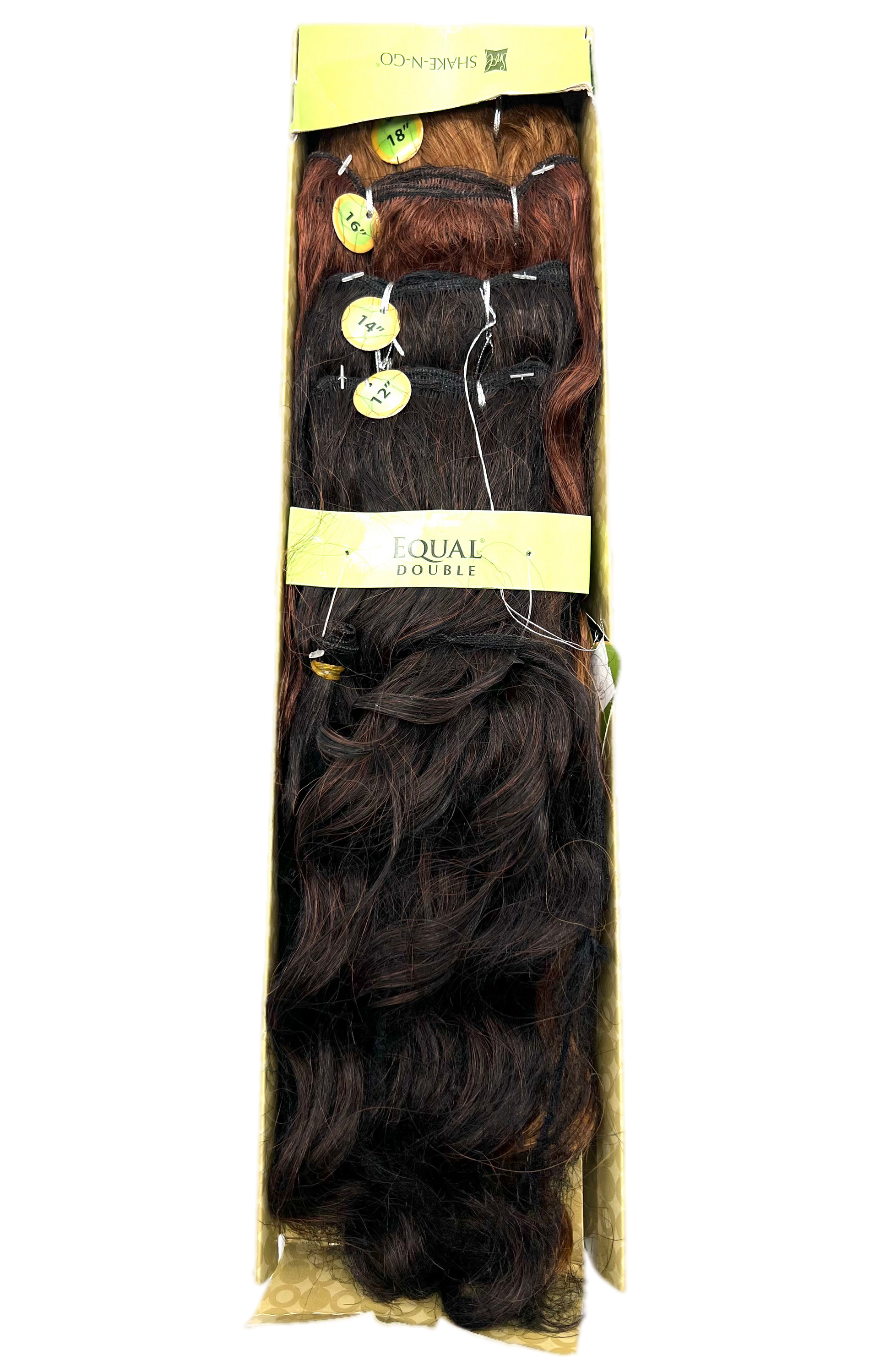 FreeTress Equal Double Perfect Wave 4 Pcs + Closure, Color OM2/30/33