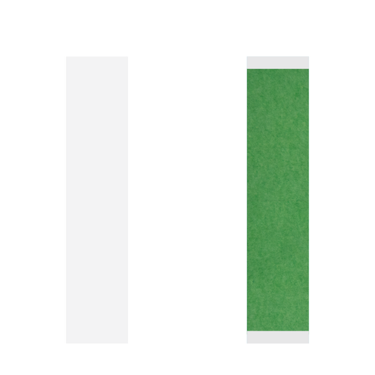 Walker Tape Easy Green Straight Strips 36 Pack, 3/4 x 3 in