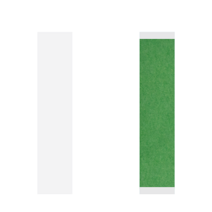 Walker Tape Easy Green Straight Strips 36 Pack - 3/4 x 3 in