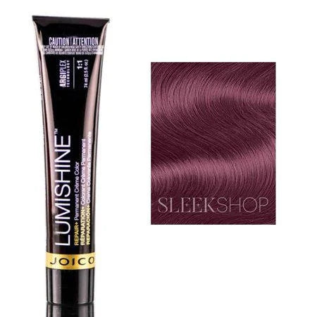 Joico LumiShine Permanent Creme Hair Color, 2.5 oz - 4RRV Red Red Violet Med Brown