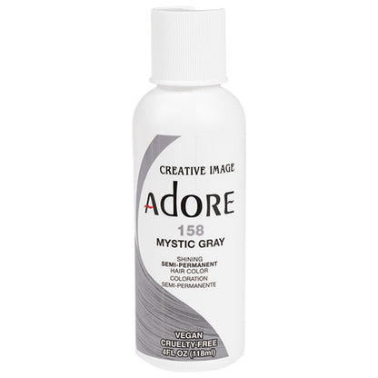 Adore Semi-Permanent Hair Color, 4 fl oz - 158 Mystic Gray