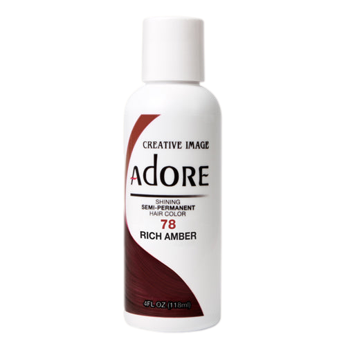 Adore Semi-Permanent Hair Color, 4 fl oz - 78 Rich Amber