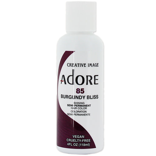 Adore Semi-Permanent Hair Color, 4 fl oz - 85 Burgundy Bliss
