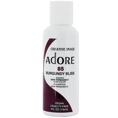 Adore Semi-Permanent Hair Color, 4 fl oz - 85 Burgundy Bliss