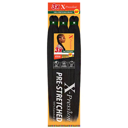 Sensationnel X-Pression 3X Pre-Stretched Braiding Hair 58 in - 613 Bleach Blonde