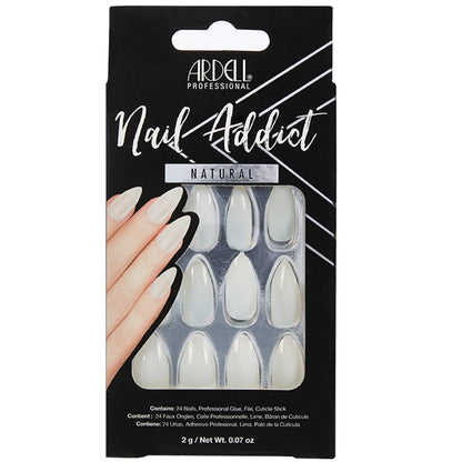 Ardell Nail Addict Premium Artificial Nail Set - Natural Stiletto