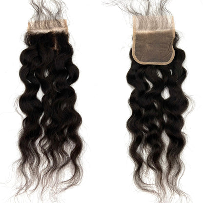 Rio Egyptian Closure 4x4 Natural Black, 16 in