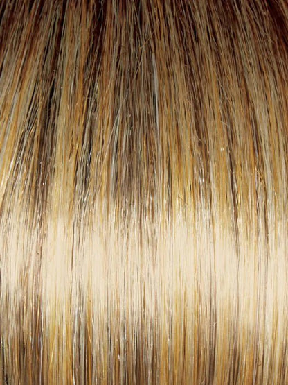 Raquel Welch Stay The Night Wig, RL11/25SS Shaded Golden Walnut