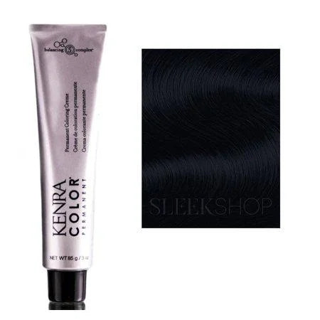 Kenra Color Permanent Coloring Creme Hair Color, 3 oz - 1BL+ Black