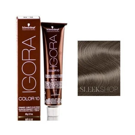 Schwarzkopf Professional Igora Color10 Permanent Hair Color, 2 oz - 7-12 Medium Blonde Cendre Ash