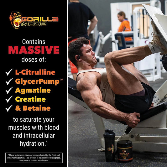 Gorilla Mind Gorilla Mode Pre-Workout, 40 Servings