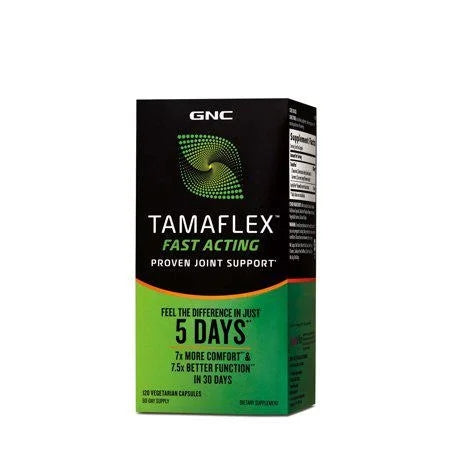 GNC TamaFlex Fast Acting, 120 Vegetarian Capsules